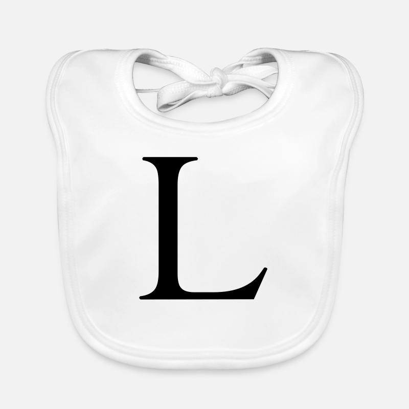 l - Baby Bio-Lätzchen - Weiß