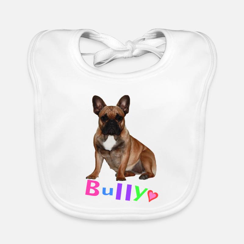Français Bouledogue Bavoir bio Bébé