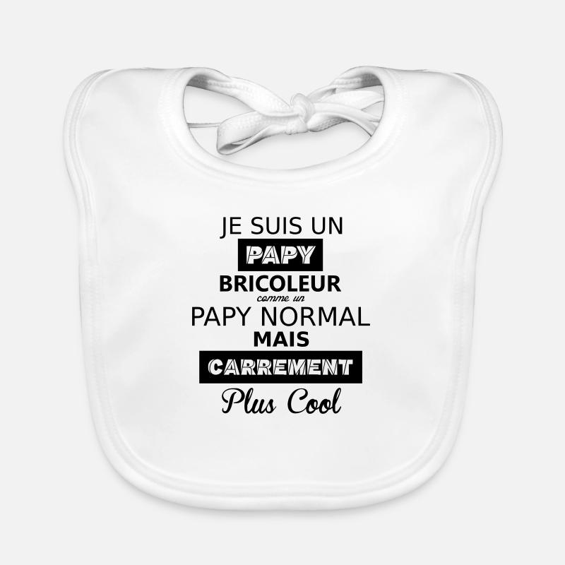 Papy bricoleur Bavoir bio Bébé