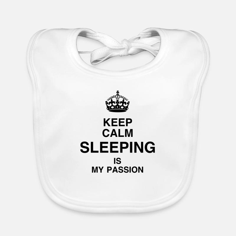 Schlaf / Schläfer / Müdigkeit / Rest Baby Bio-Lätzchen