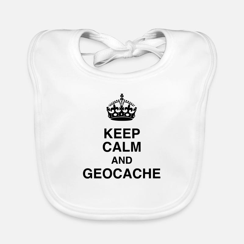 Geocaching / Geocacher / Boussole / Orientation Bavoir bio Bébé