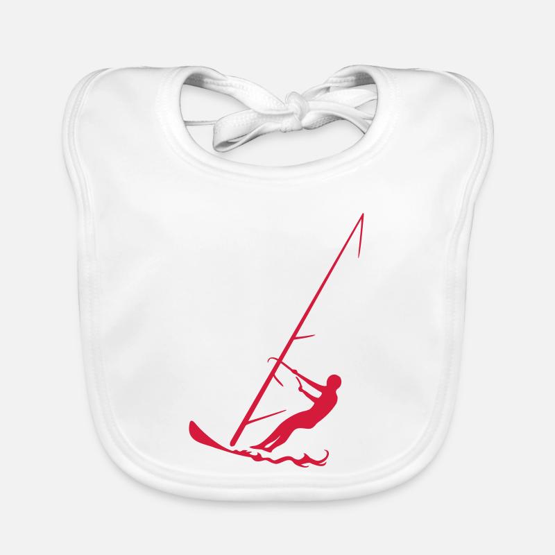 windsurfing Organic Baby Bibs