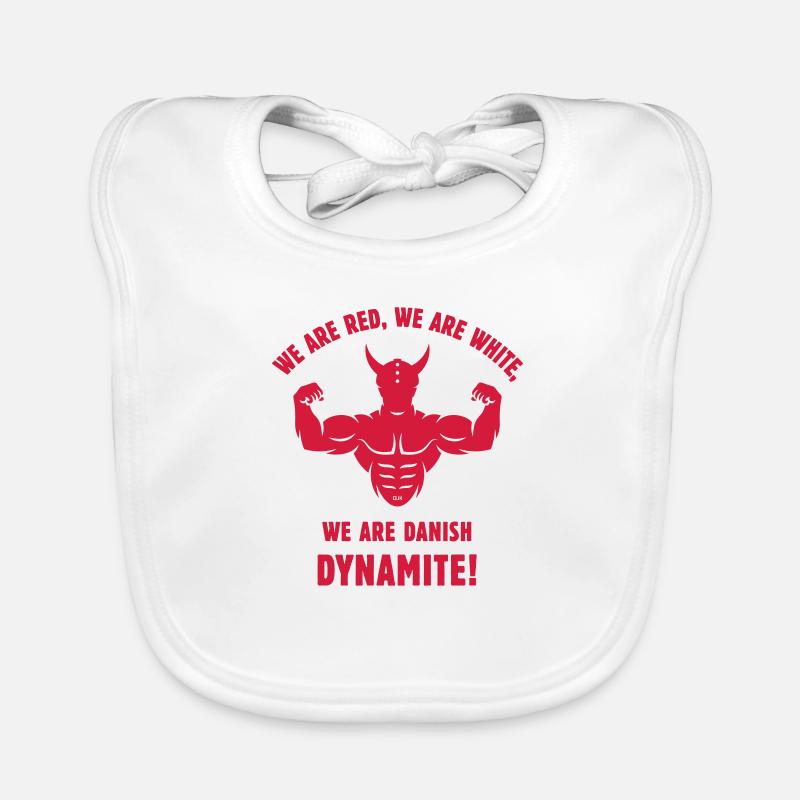 We Are Danish Dynamite! (Dänemark / Wikinger) Baby Bio-Lätzchen