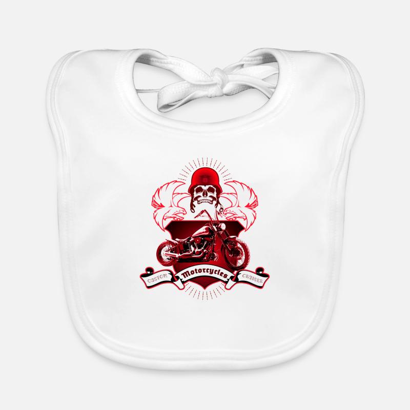 motorcycle Organic Baby Bibs