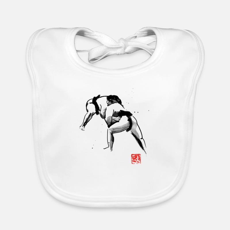 Sumo - Baby Bio-Lätzchen - Weiß