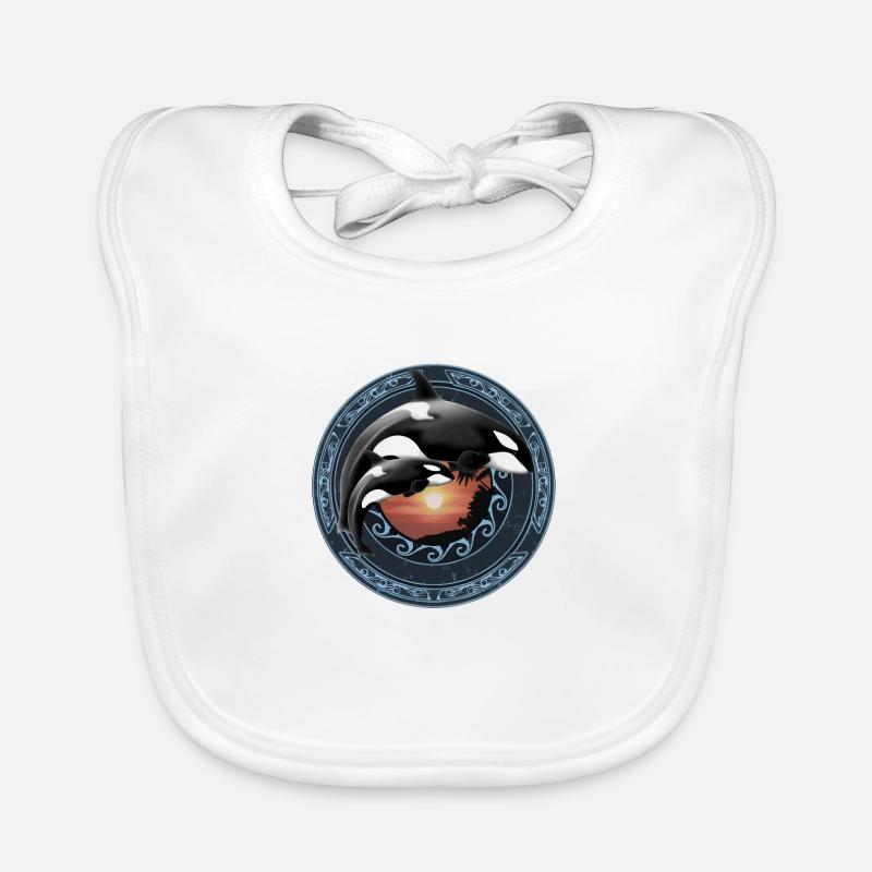 Orca Killerwal Baby Bio-Lätzchen