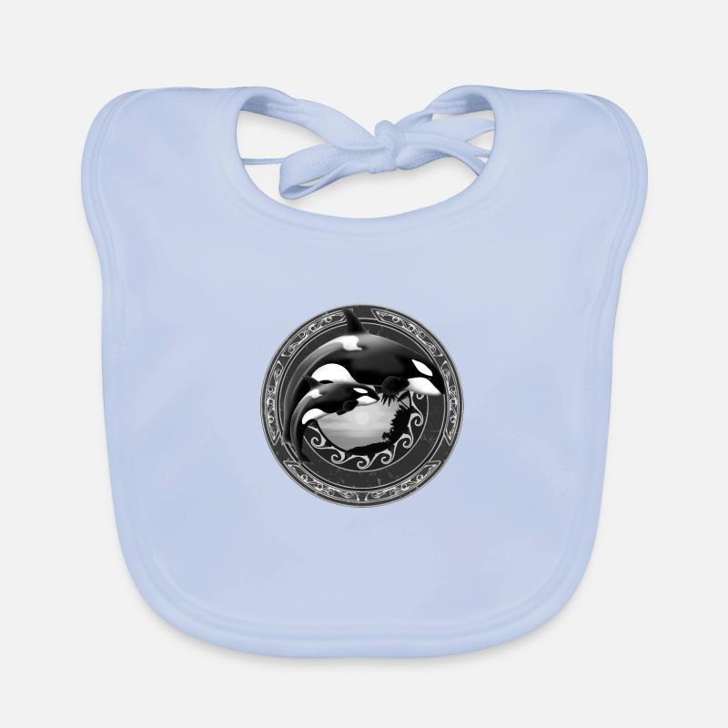 Orca Killerwal Baby Bio-Lätzchen