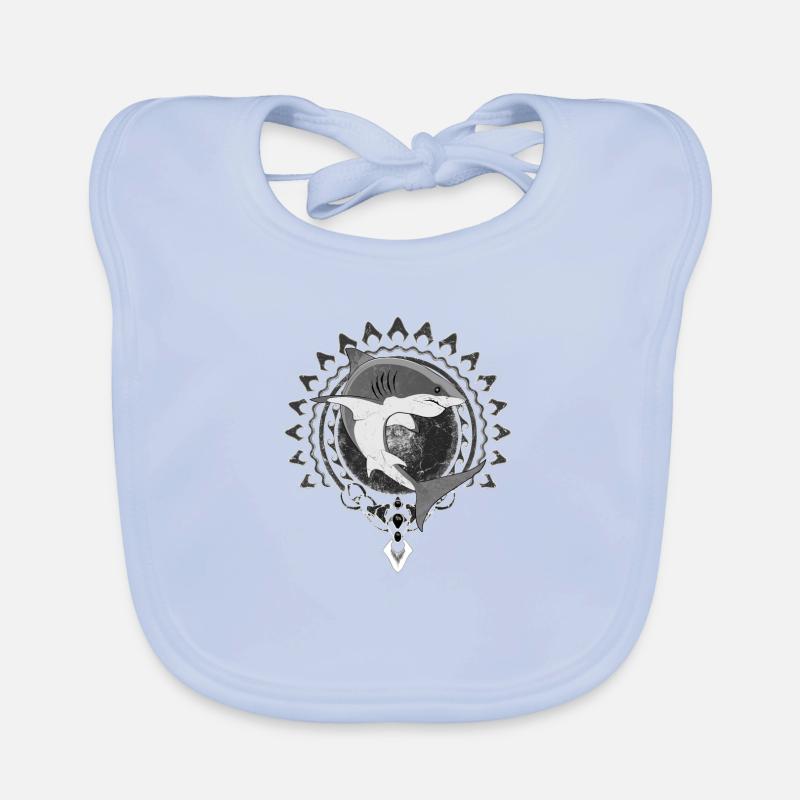 White shark Organic Baby Bibs