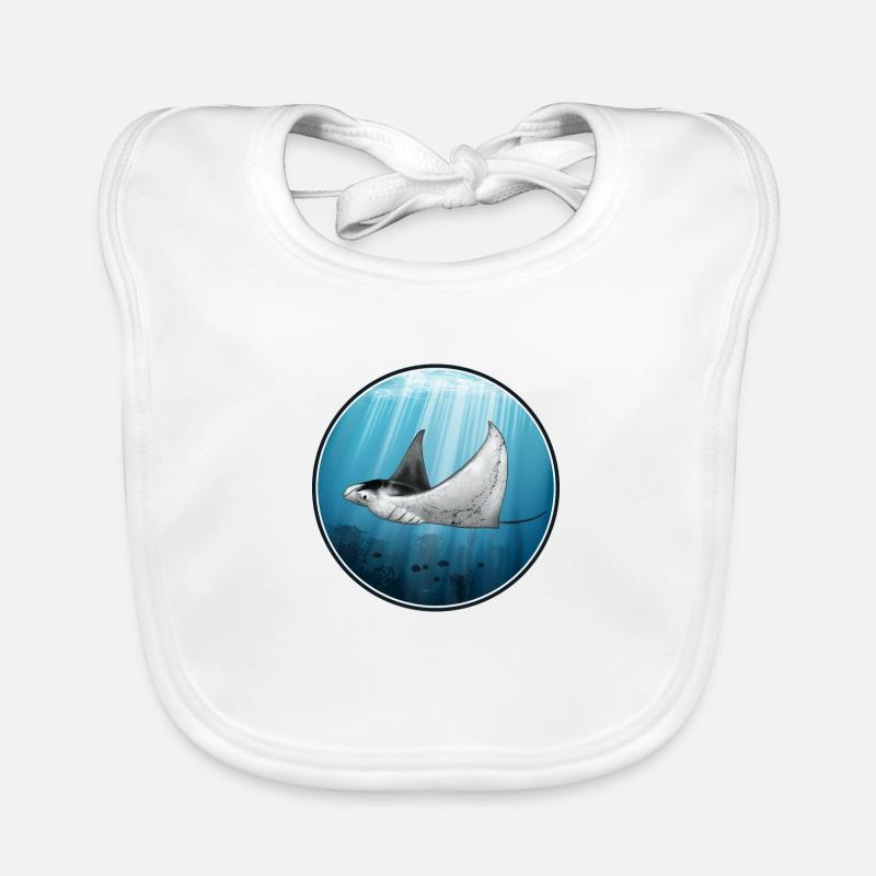 Étroche manta Bavoir bio Bébé