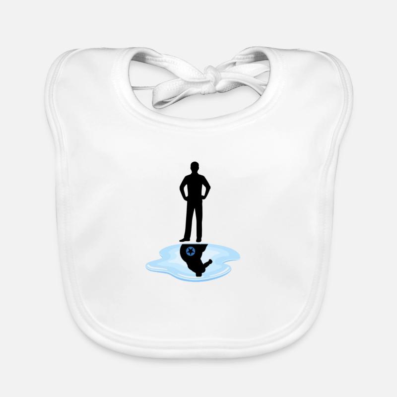 Weck den Superhelden in dir auf Baby Bio-Lätzchen