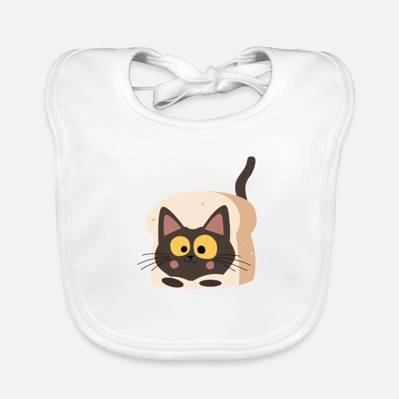 Cat Bread Organic Baby Bibs