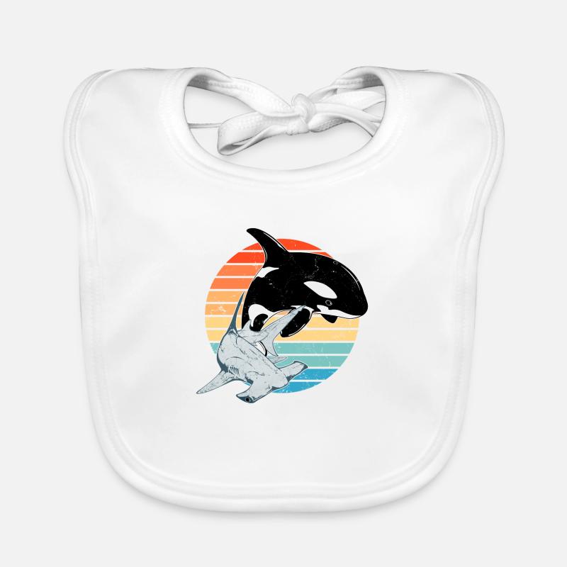 Hammerhai Orca Baby Bio-Lätzchen