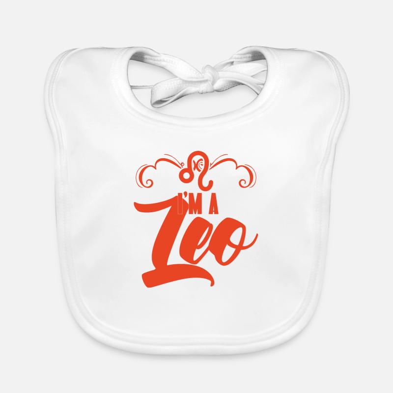 Sternzeichen Löwe / Zodiac Leo Baby Bio-Lätzchen