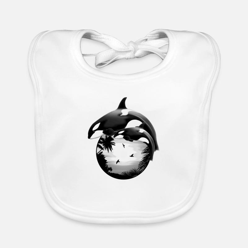 Killer whale Organic Baby Bibs