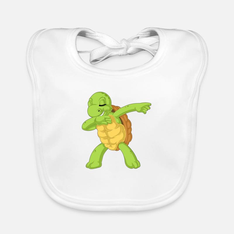 dabbing de tortue Bavoir bio Bébé