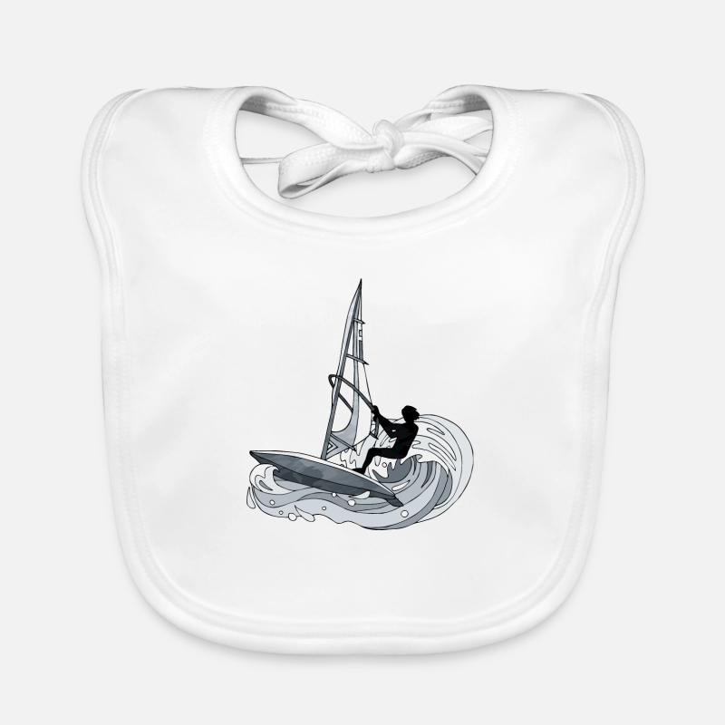 Windsurfing Organic Baby Bibs