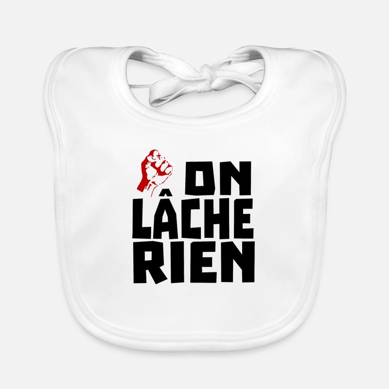 on lâche rien Bavoir bio Bébé