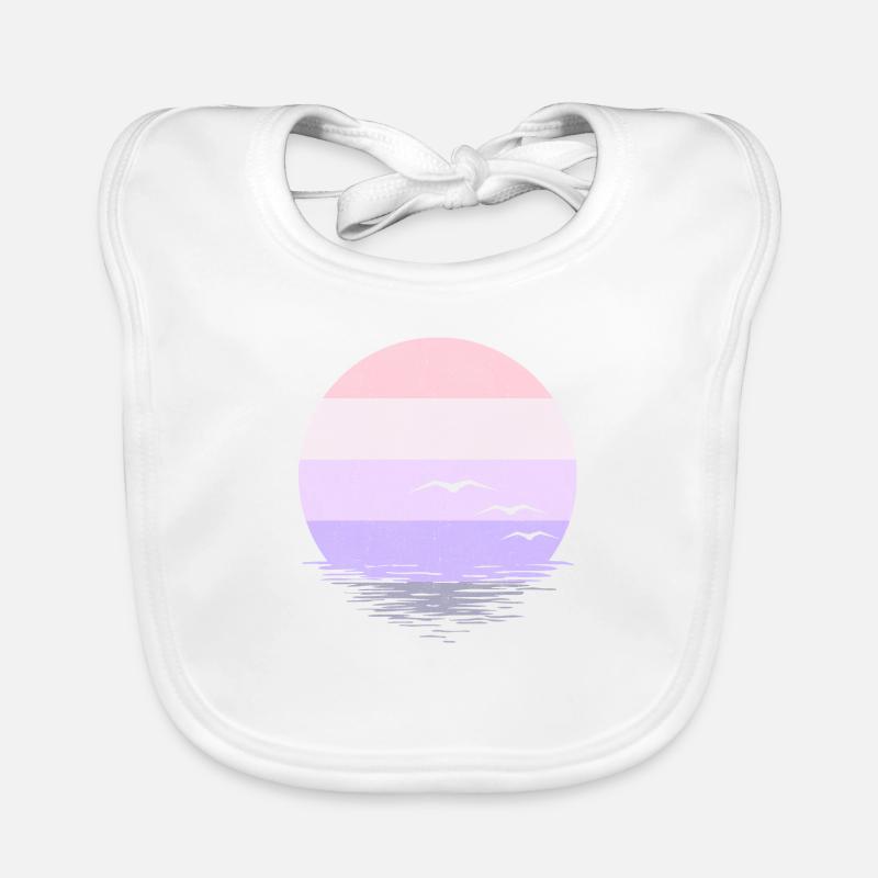 Coucher de soleil Bavoir bio Bébé