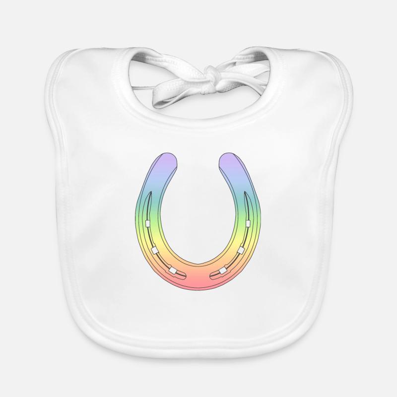 Hufeisen Baby Bio-Lätzchen