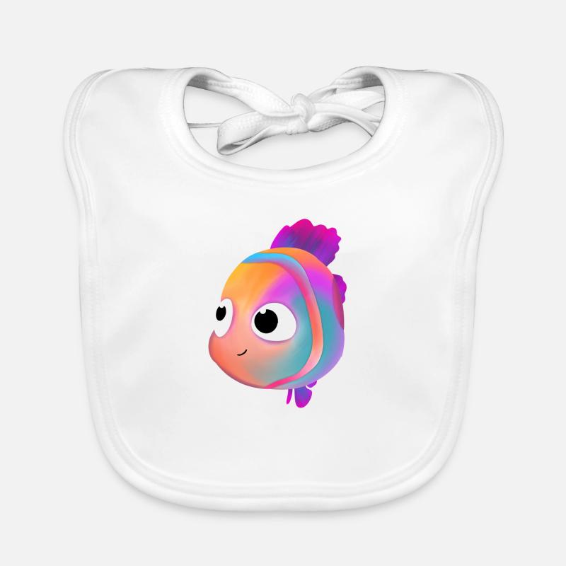 Cute Fish Organic Baby Bibs