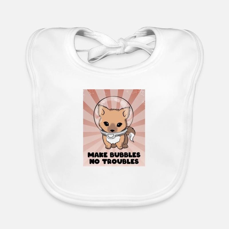 Make Bubbles No Troubles Organic Baby Bibs