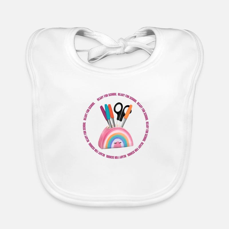 Ready For School Organic Baby Bibs