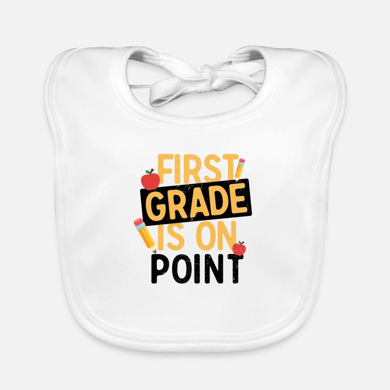 First Grade Is On Point Organic Baby Bibs