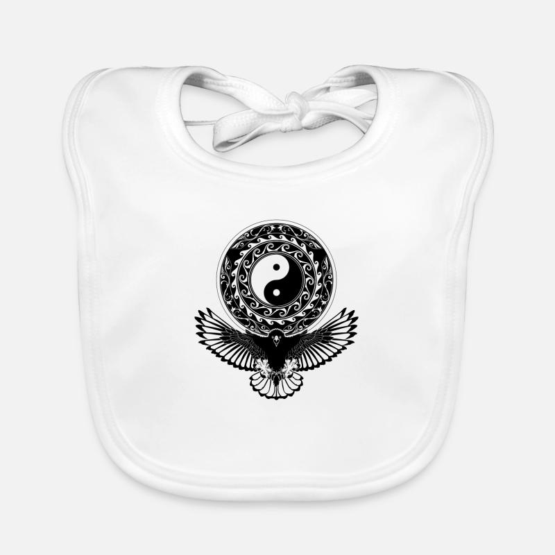 Yin Yang Aigle Bavoir bio Bébé