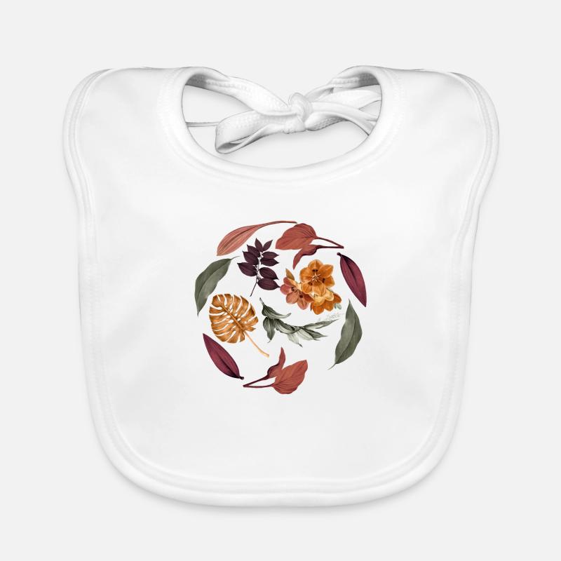 Fall Leaves Organic Baby Bibs