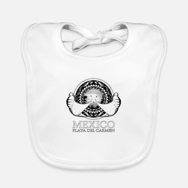 Manta rays Playa del Carmen Organic Baby Bibs