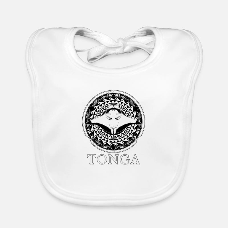 Tonga Manta Rays Organic Baby Bibs