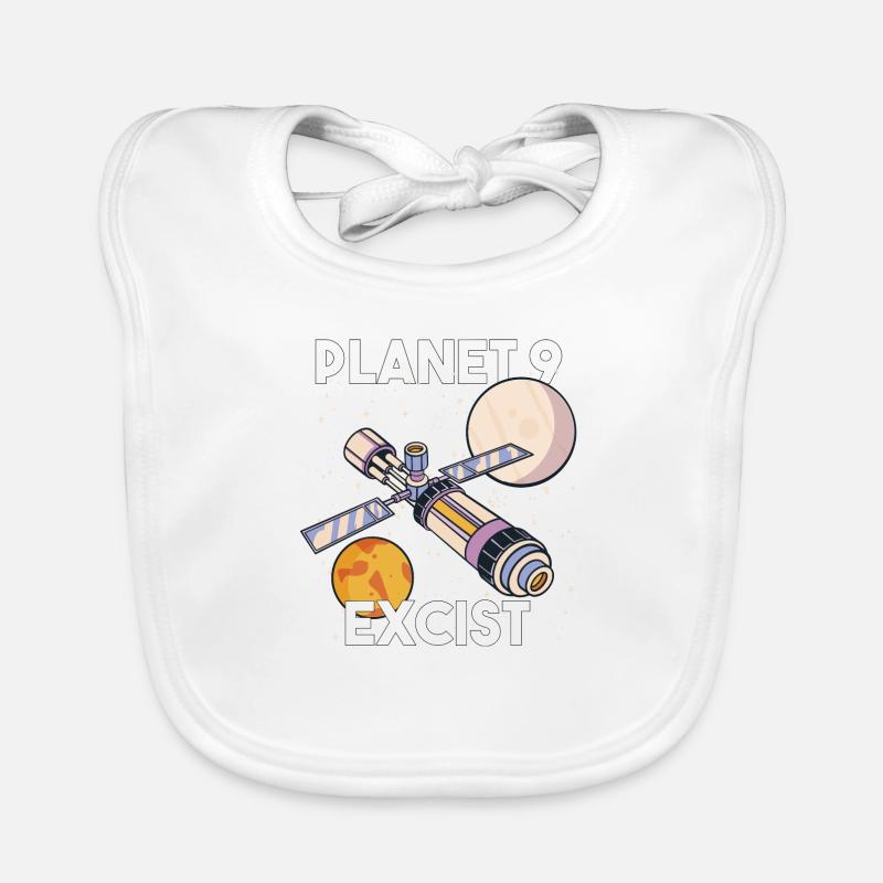 Planet 9 Solar System Universe Gift Organic Baby Bibs