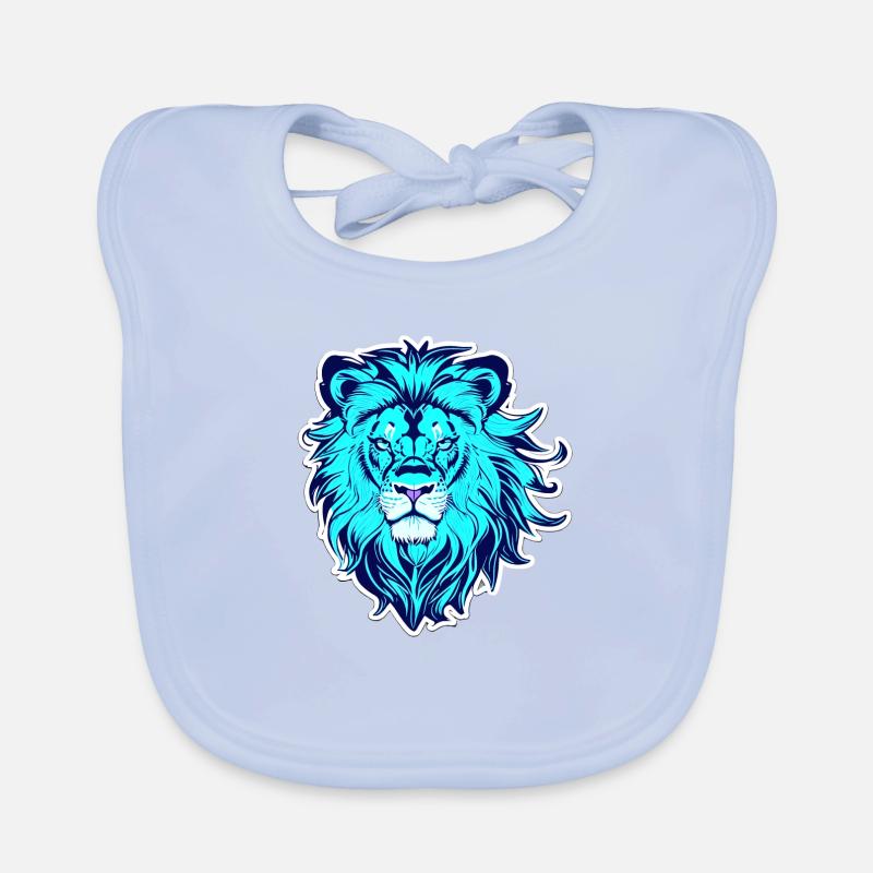 d’un lion Bavoir bio Bébé