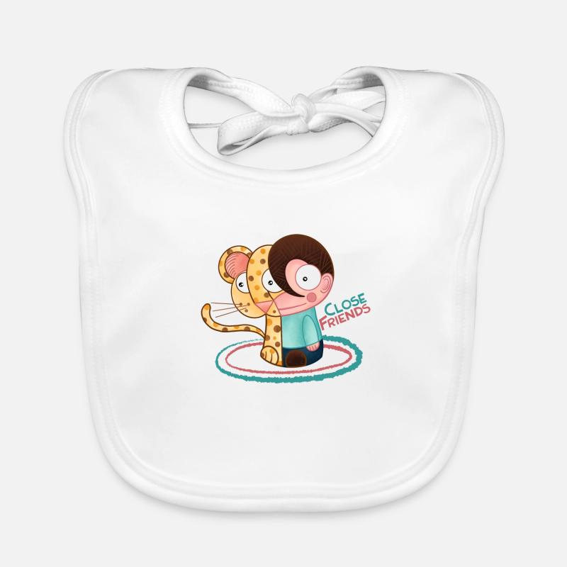 Amis proches Bavoir bio Bébé