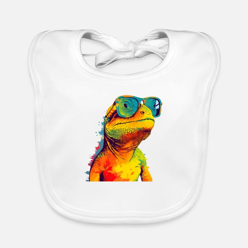 Stein the lizard Organic Baby Bibs