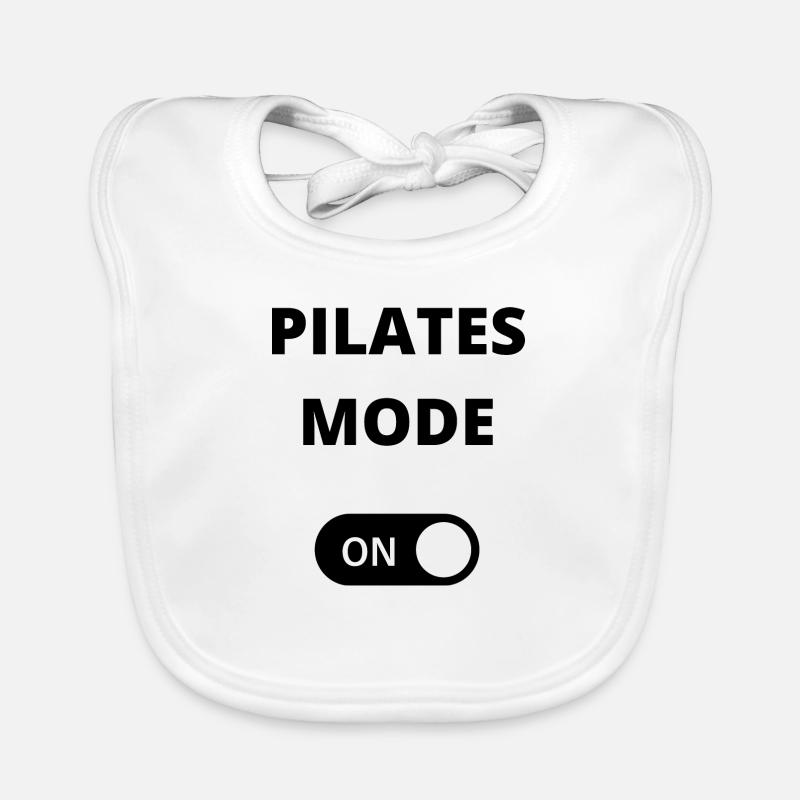Pilates mode ON - Enable Pilates mode Organic Baby Bibs