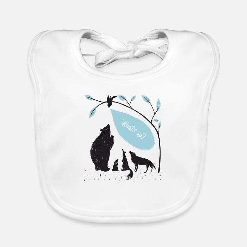 Tiere Baby Bio-Lätzchen