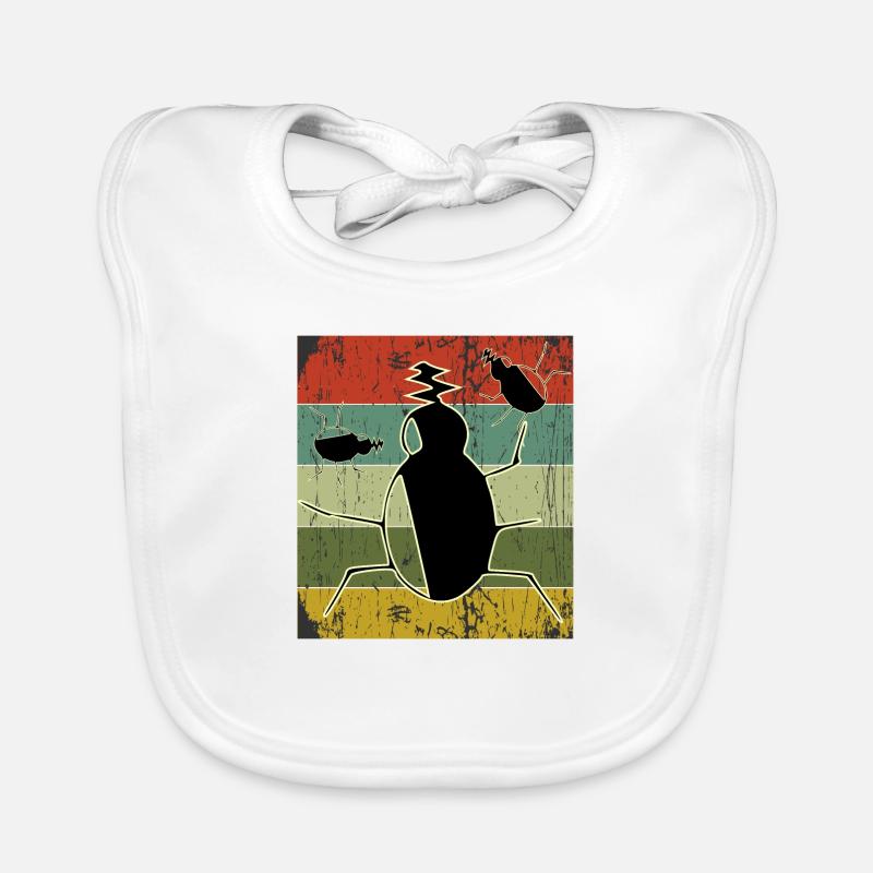 Vintage- Sonnenuntergangs-Design Baby Bio-Lätzchen