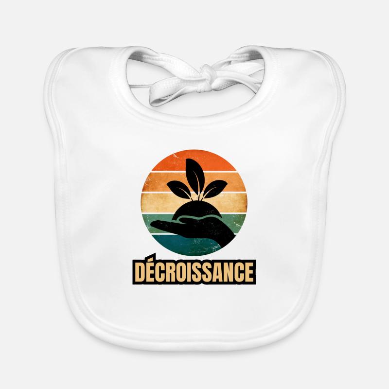 décroissance Bavoir bio Bébé