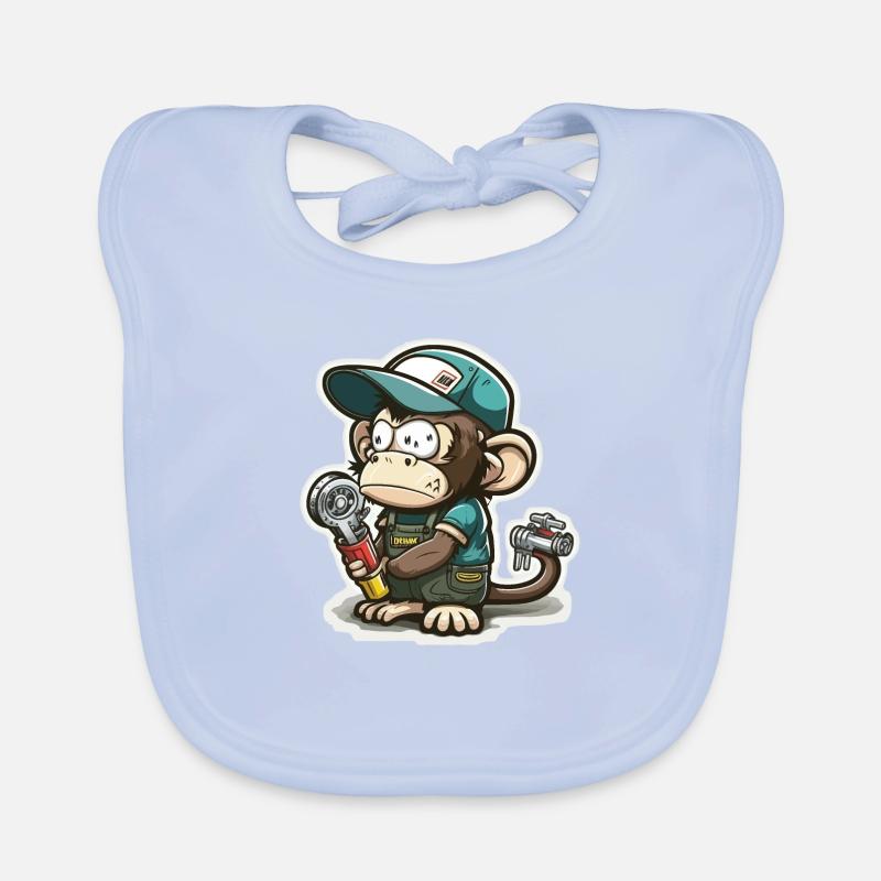 Primate déchirant Bavoir bio Bébé
