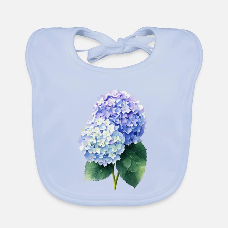 hydrangea Baby Bio-Lätzchen