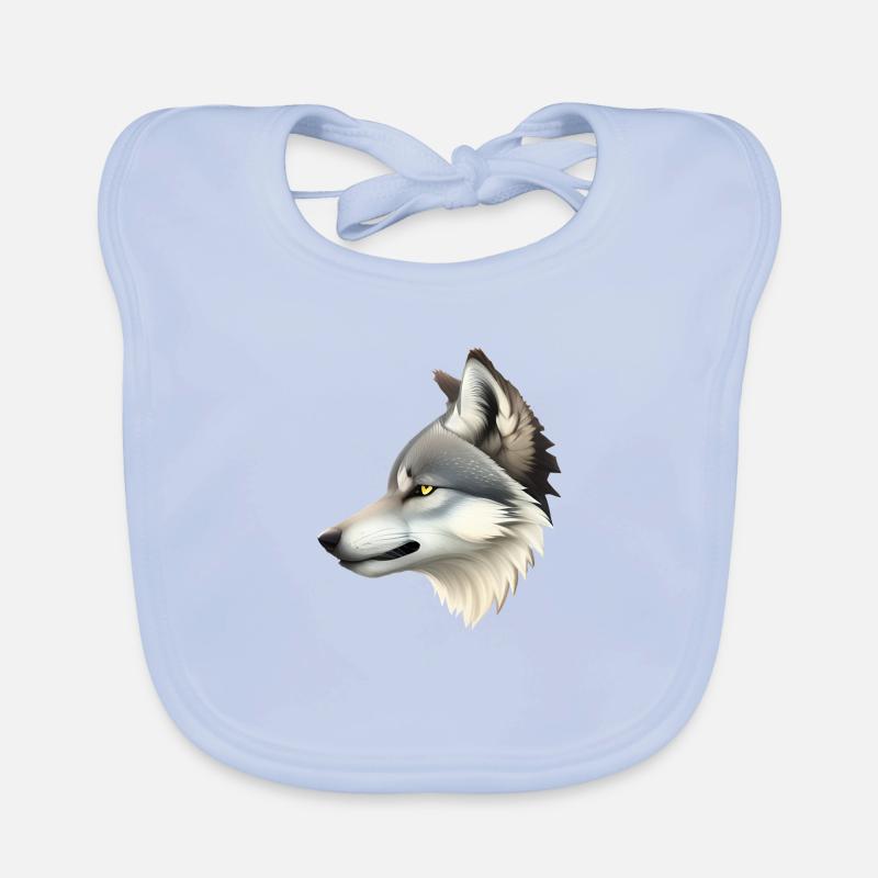 wolf Organic Baby Bibs