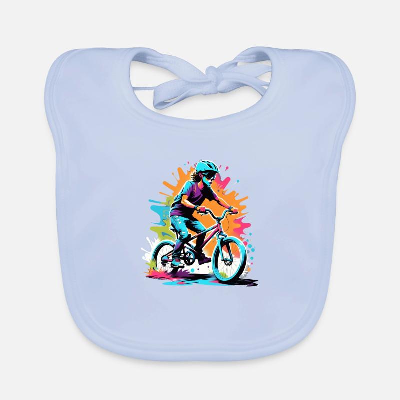 bmx - velo cyclisme Bavoir bio Bébé