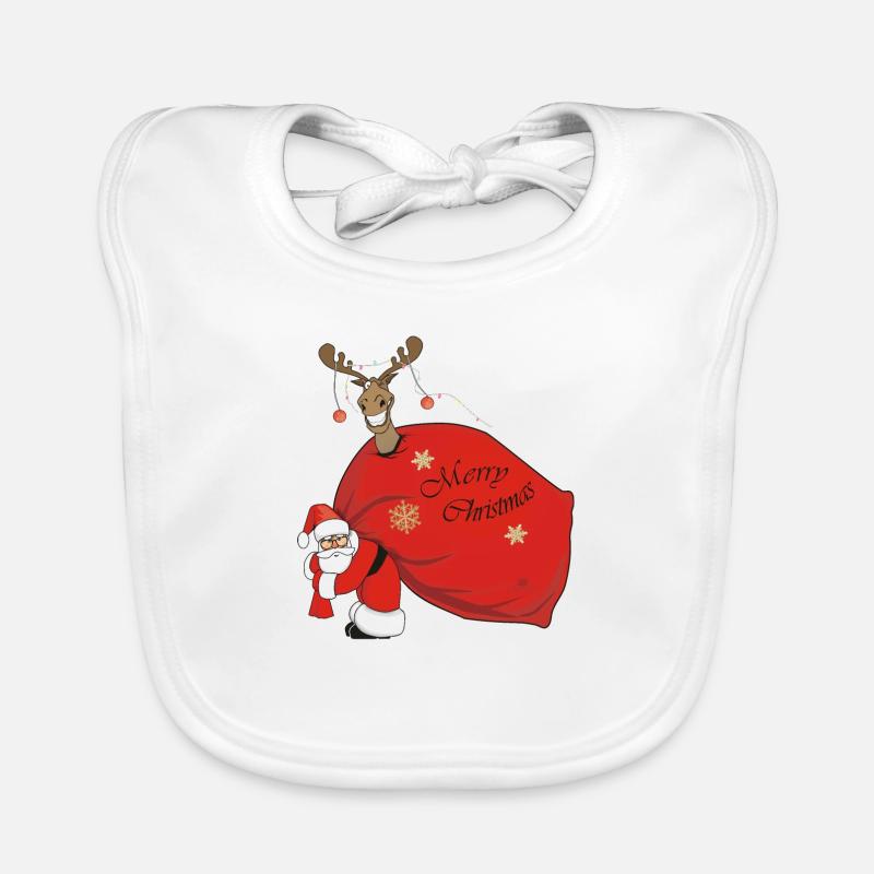 Joyeux Noël Bavoir bio Bébé