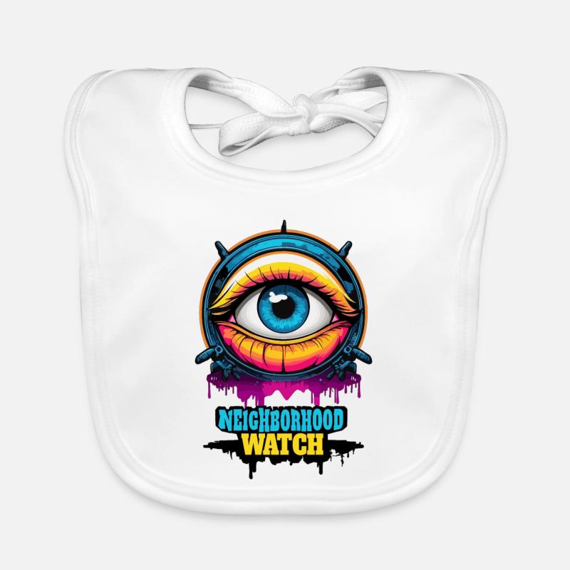 Surveillance de quartier Bavoir bio Bébé