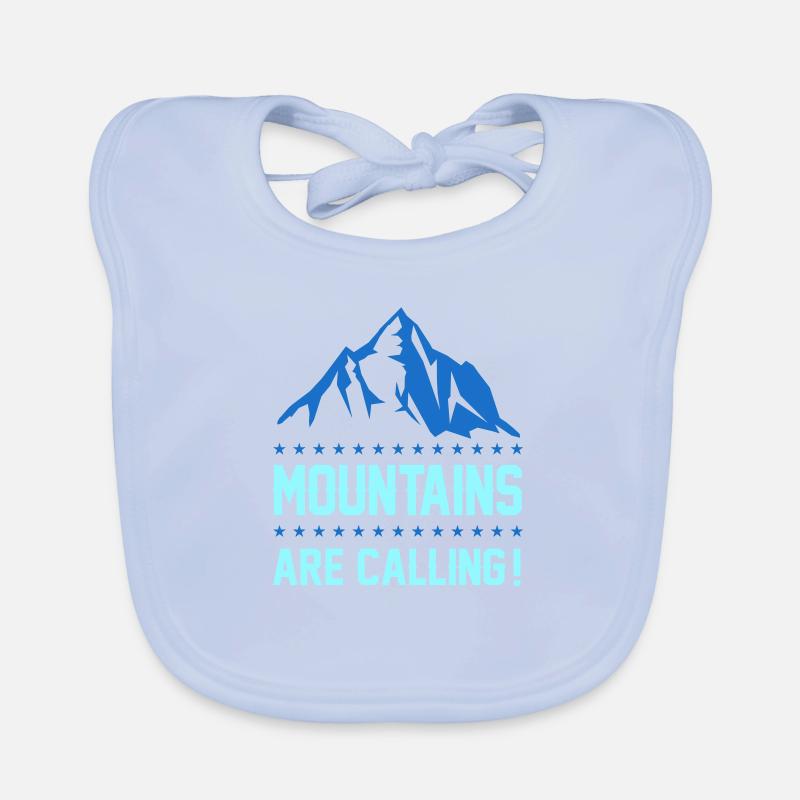 Berge Mountains 1 Organic Baby Bibs