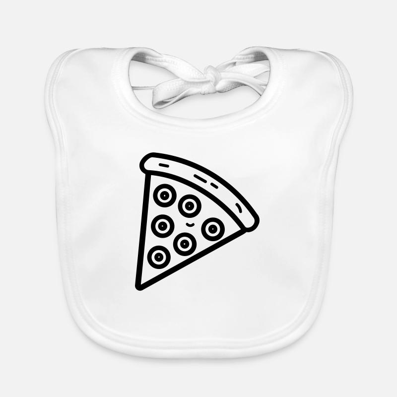 part de pizza Bavoir bio Bébé