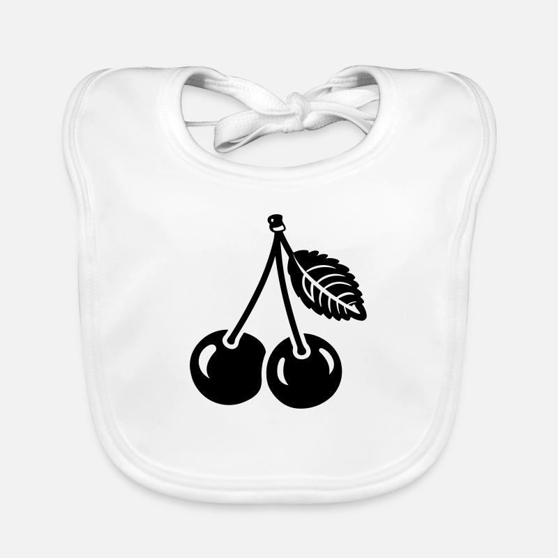 Kirsche Baby Bio-Lätzchen