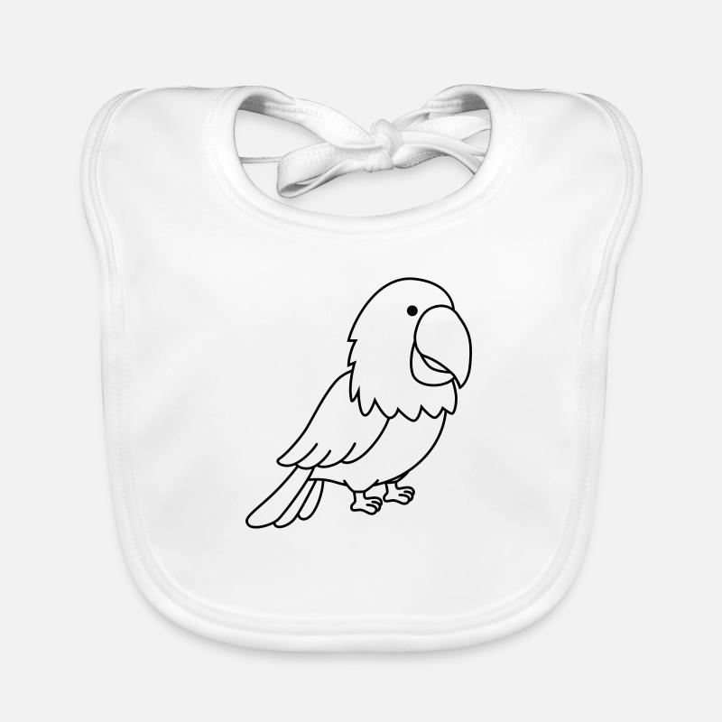 papagei Baby Bio-Lätzchen