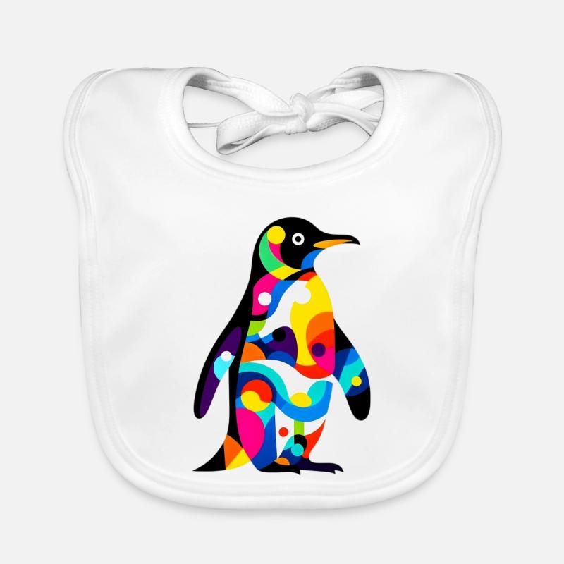 Pingouin Bavoir bio Bébé
